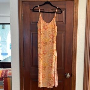 Olivaceous floral slip dress Medium